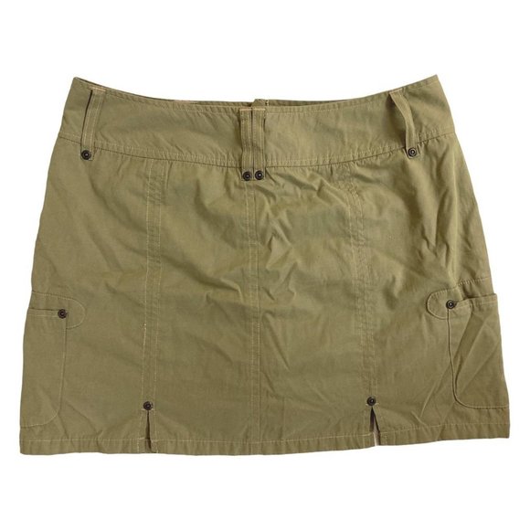 🍓Y2K KHAKI GREEN CARGO TECH SKORT🍓 - Picture 2 of 4